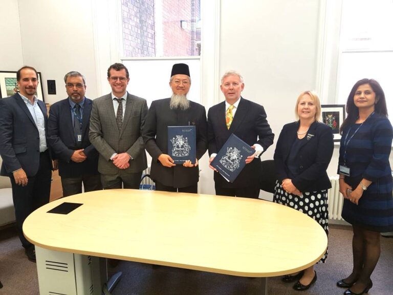MOU Signing with Nottingham Trent University of UK